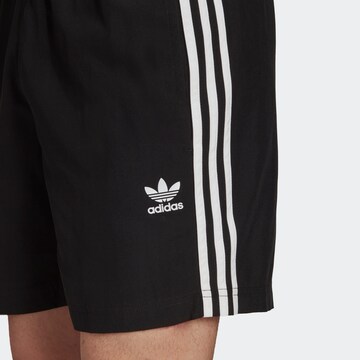 ADIDAS ORIGINALS Štandardný strih Plavecké šortky 'Adicolor Classics 3-Stripes' - Čierna