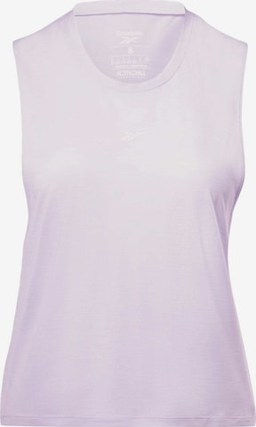 Reebok Sporttop 'Workout Ready' in Lila: voorkant