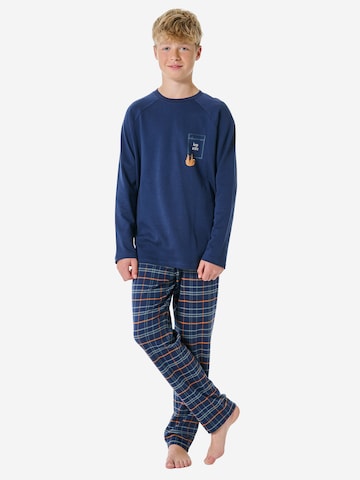 SCHIESSER Pajamas in Blue