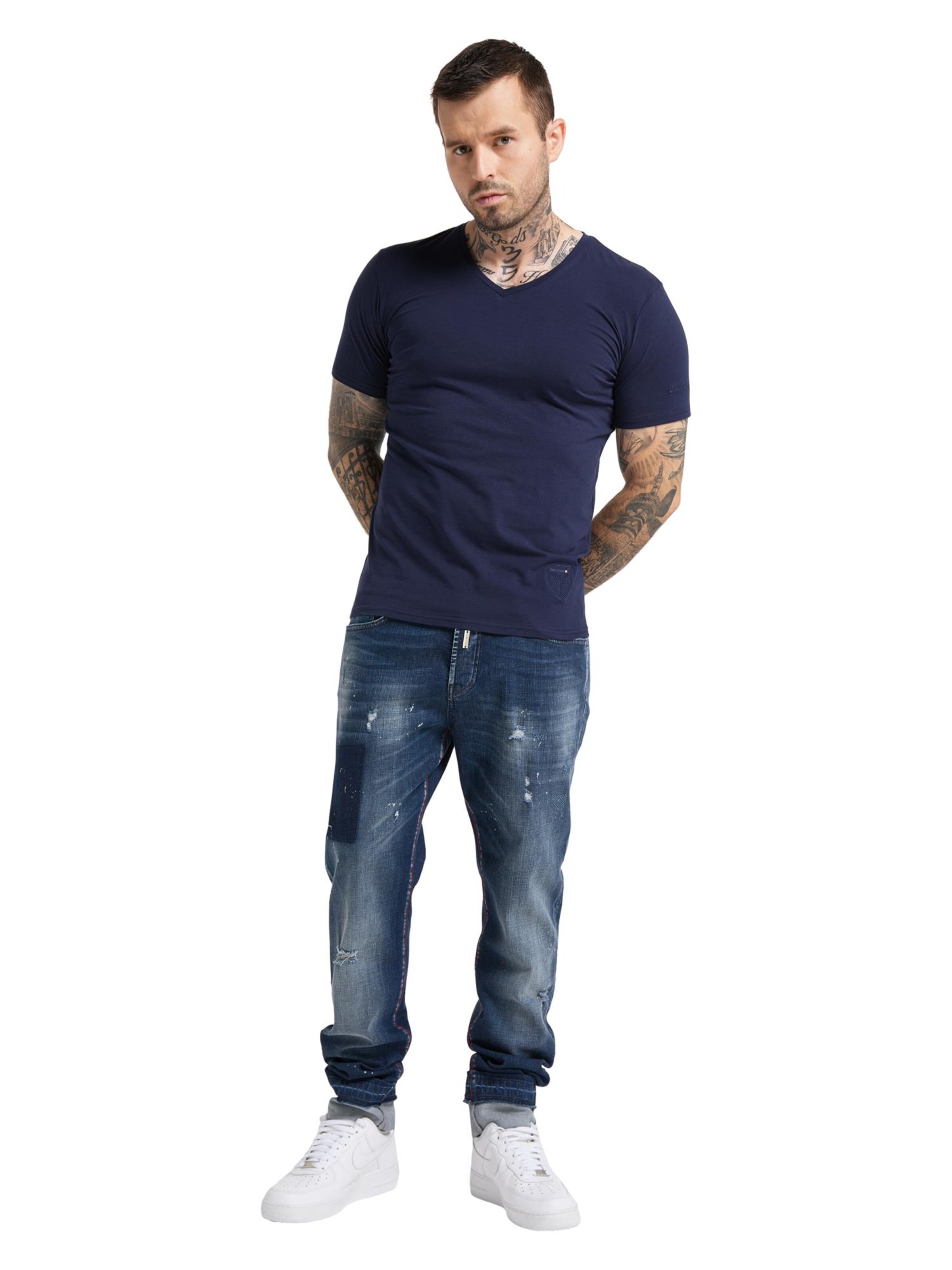 Carlo Colucci Shirt 'Cavallari' in Blau