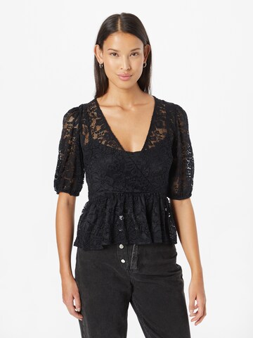 Dorothy Perkins Blus i svart: framsida