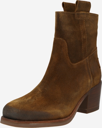 SHABBIES AMSTERDAM Ankle Boots in Brown: front