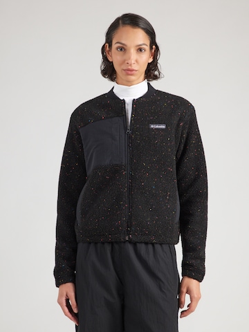 COLUMBIA - Chaqueta polar funcional 'Stellar' en negro: frente