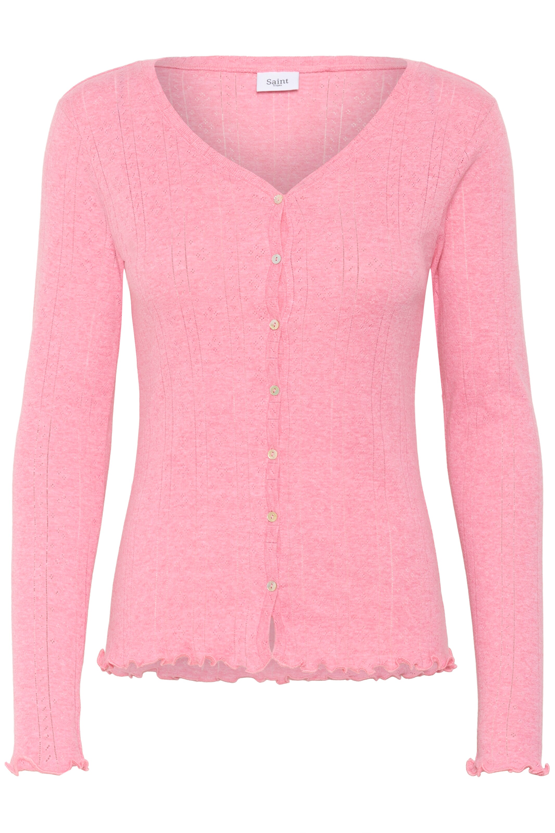 SAINT TROPEZ Knit Cardigan in Pink, Item view