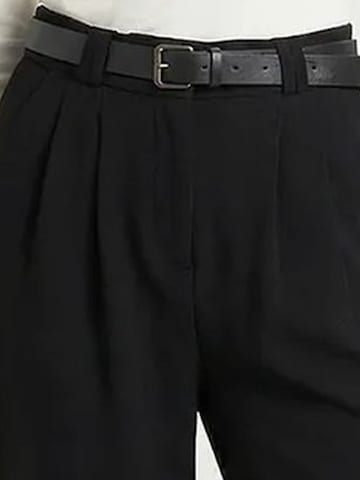 Wide leg Pantaloni di Happiness İstanbul in nero