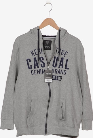 JP1880 Kapuzenpullover XXXL in Grau: Vorderseite
