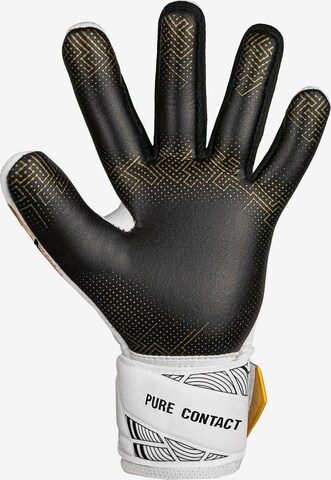 REUSCH Sporthandschoenen 'Pure Contact Gold GluePrint' in Wit