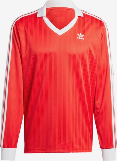 ADIDAS ORIGINALS Shirt 'Adicolor' in rot / weiß, Produktansicht