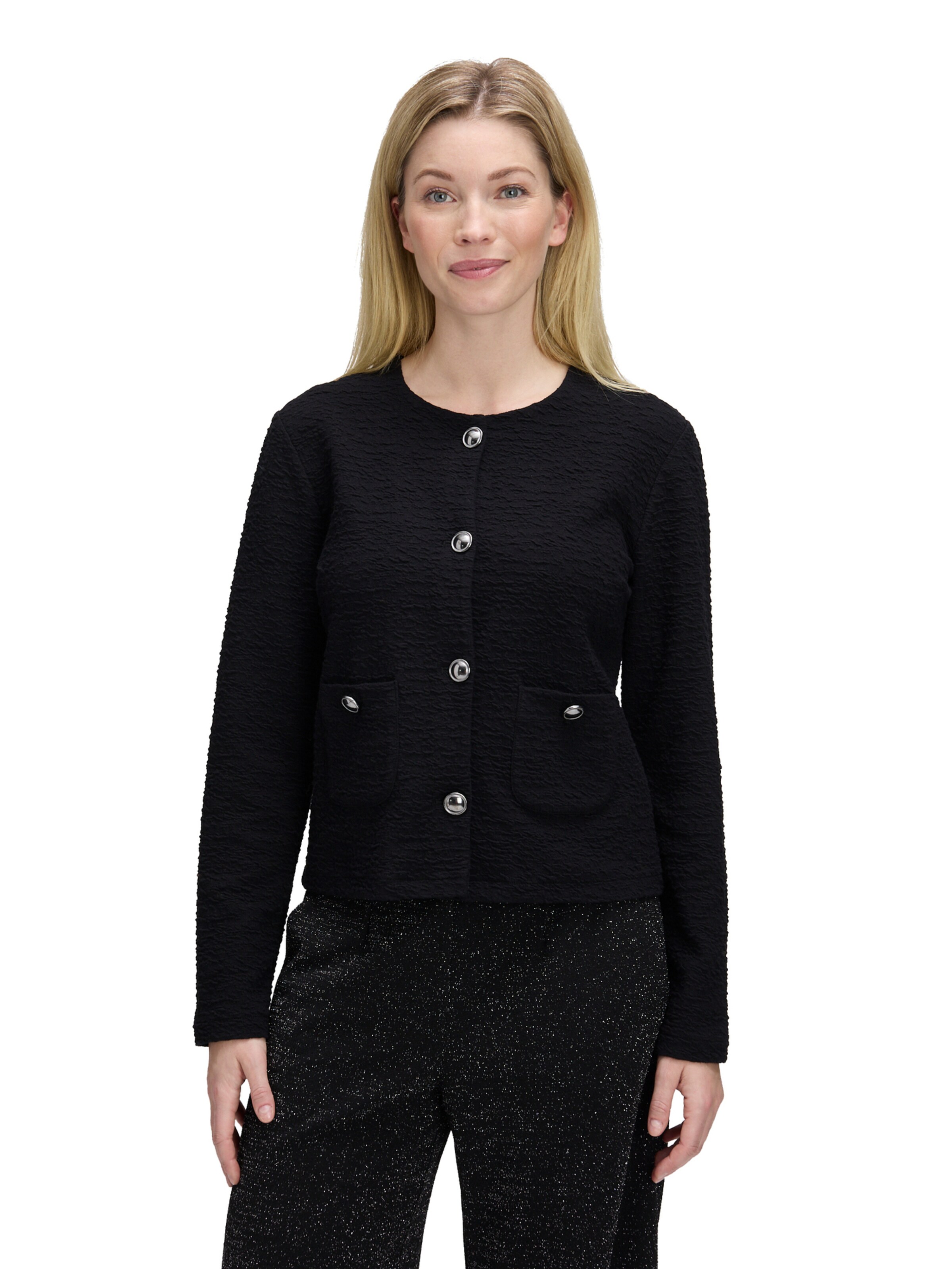 Betty Barclay Sweat jacket in Black: front