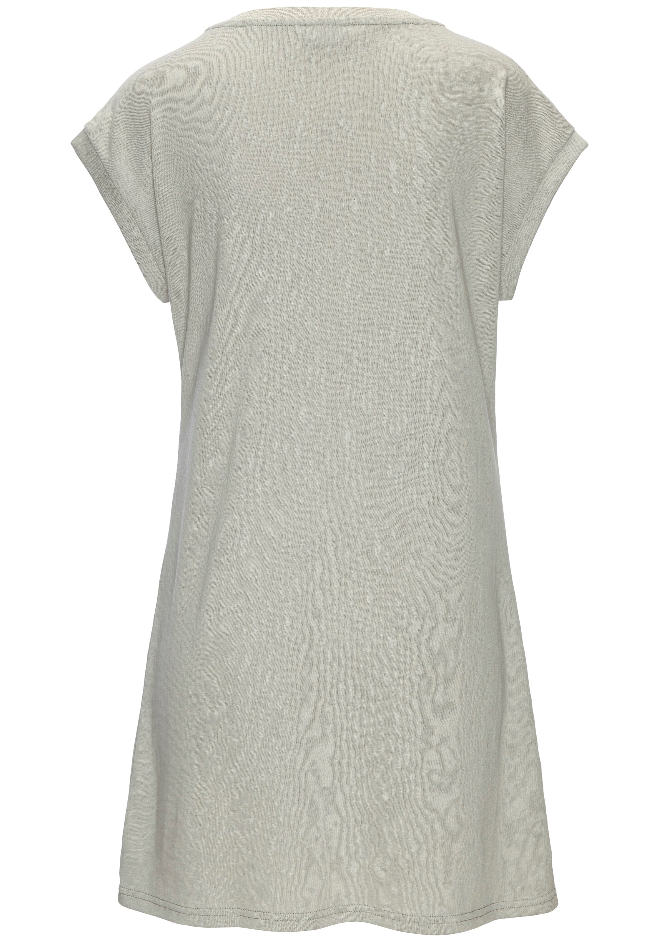 BEACH TIME Shirt in Grün