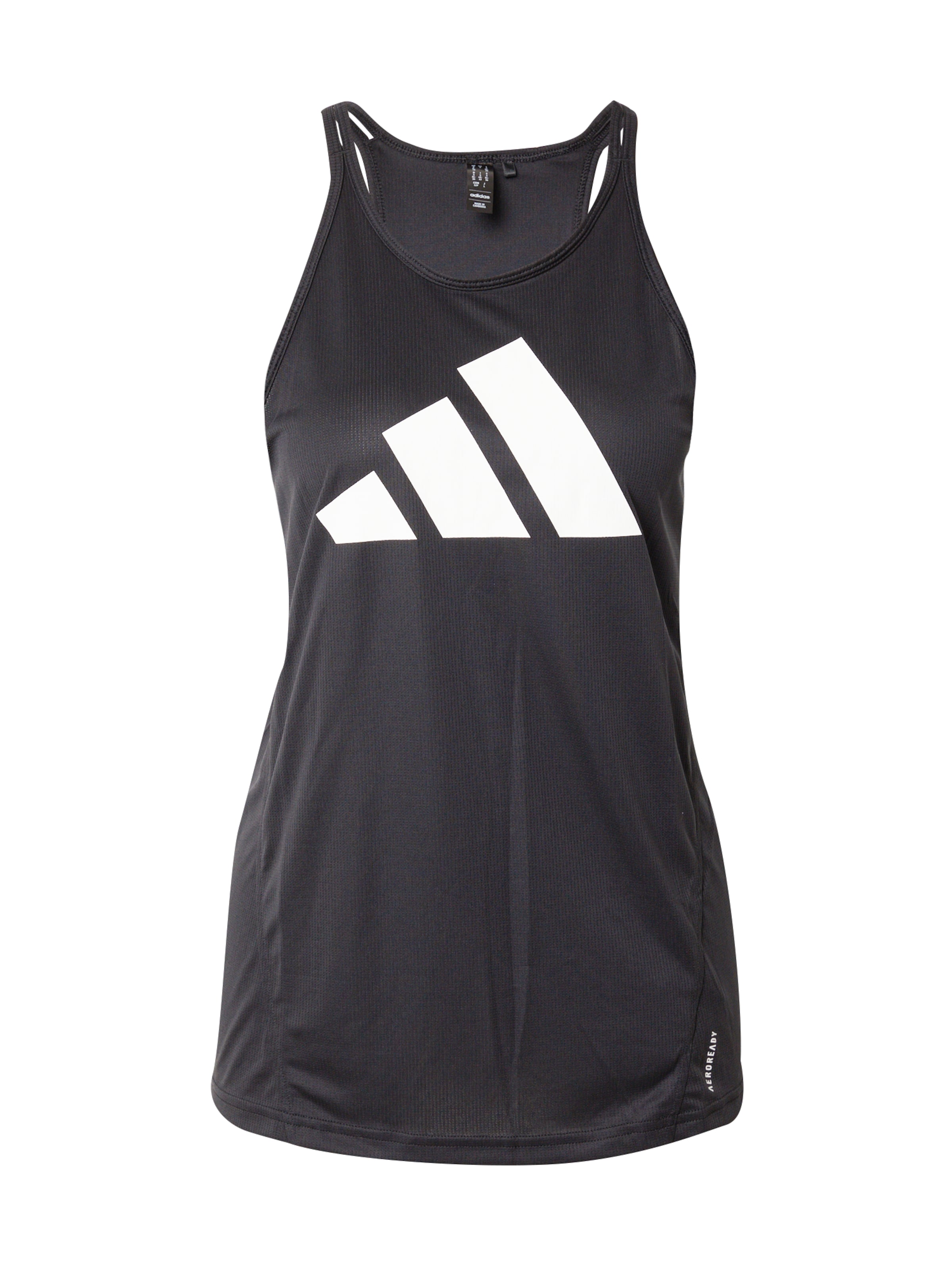 ADIDAS PERFORMANCE Sporttop 'Run It' in Schwarz: Vorderseite