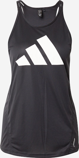 ADIDAS PERFORMANCE Top desportivo 'RUN IT' em preto / offwhite, Vista do produto