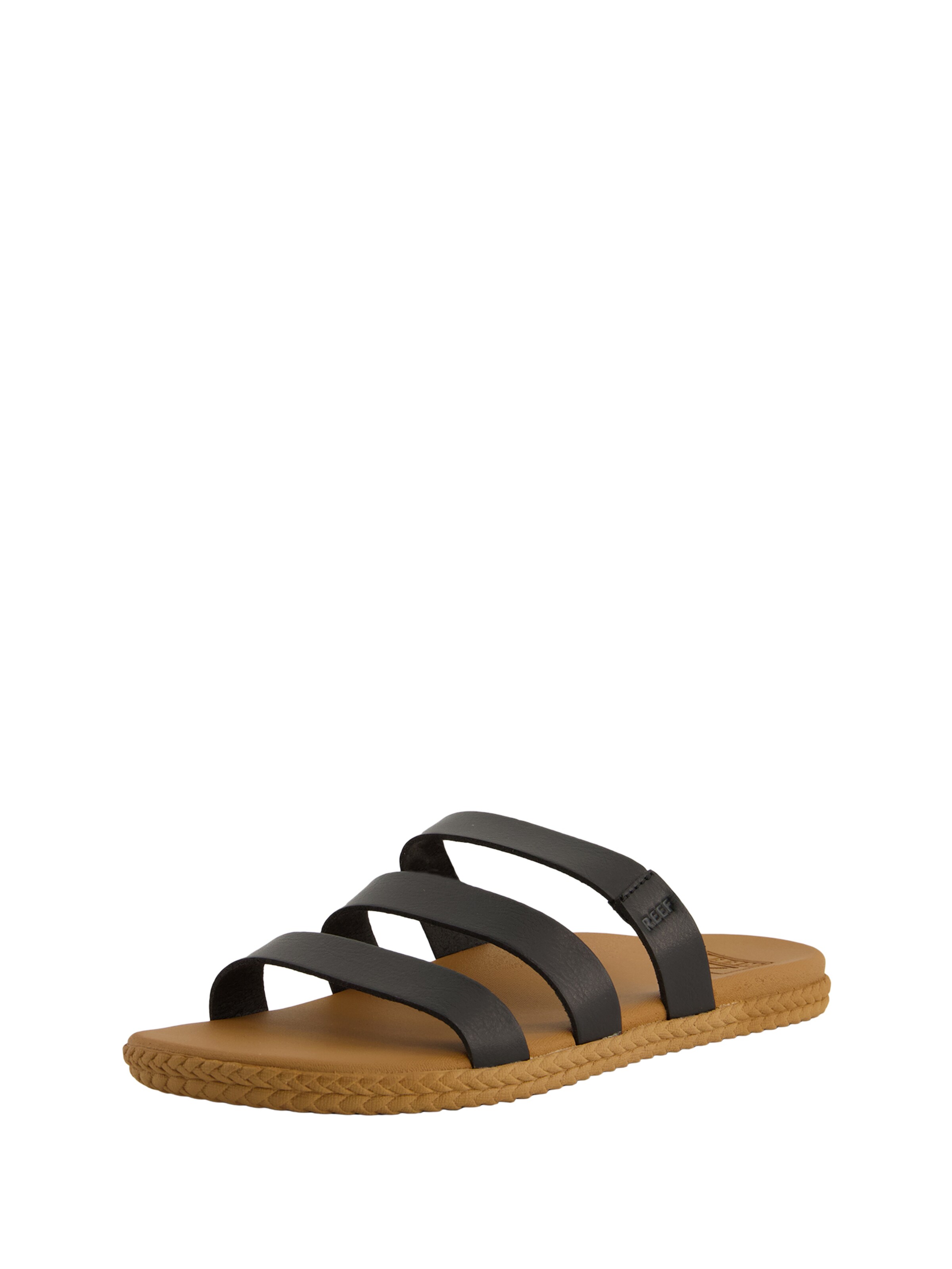 REEF Badeschuh 'Cushion Ruby' in Schwarz: Vorderseite