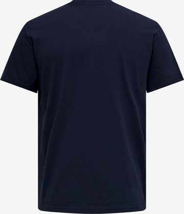 T-Shirt 'Musk' Only & Sons en bleu