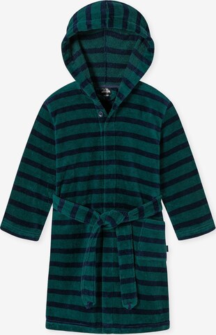 SCHIESSER Bathrobe ' Rat Henry ' in Green: front