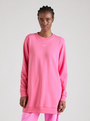 NIKE Sport sweatshirt 'ONE' i rosa: framsida