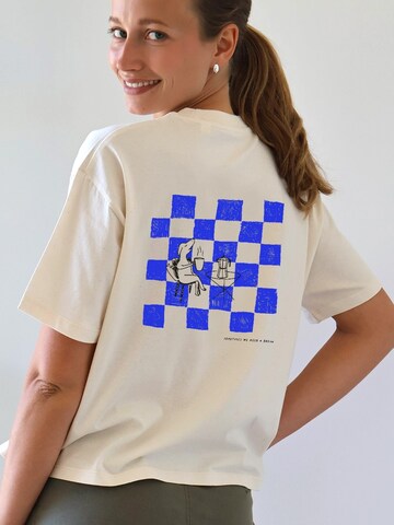 Kultgut Shirt 'Take a break' in White