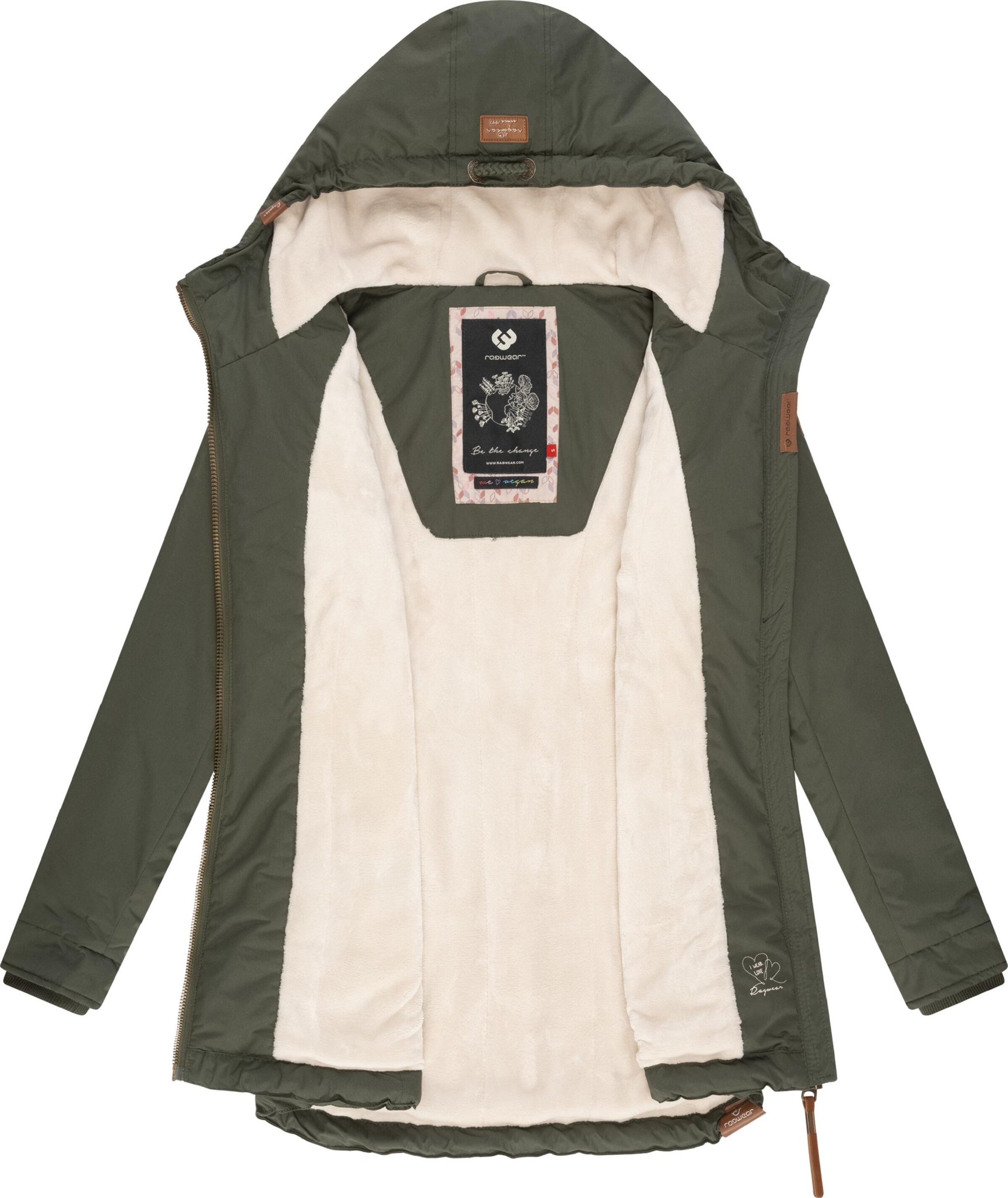 Ragwear Winter jacket 'Zuzka' in Green