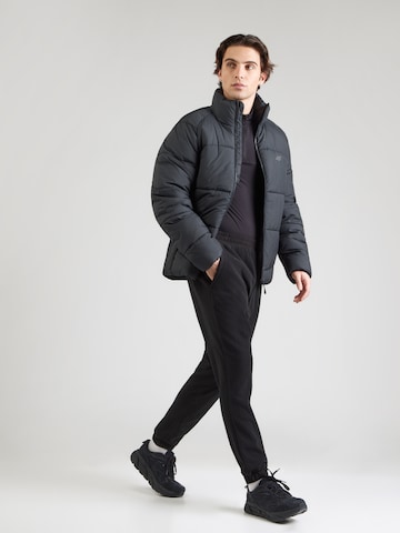 4F Μπουφάν πεζοπορίας σε μαύρο