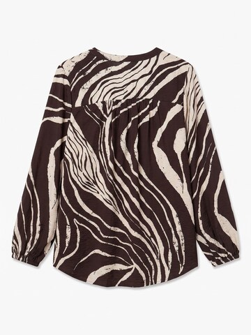 Camicia da donna di Vero Moda Curve in marrone