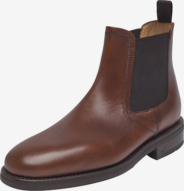 Henry Stevens Chelsea Boots ' Ella CB2 ' in Braun: Vorderseite
