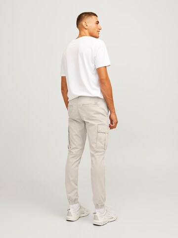 JJ Rebel Tapered Cargobyxa 'JREBMICHAEL' i beige