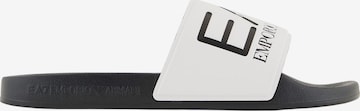 Mule EA7 Emporio Armani en blanc : devant