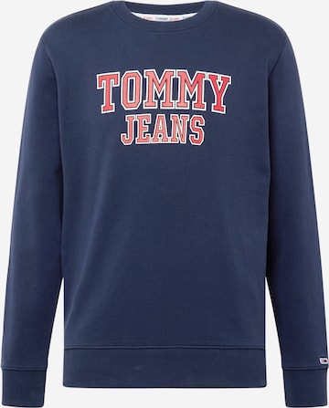 Tommy Jeans كنزة رياضية بلون أزرق: الأمام