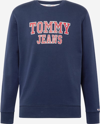 Tommy Jeans Sweatshirt in navy / melone / weiß, Produktansicht