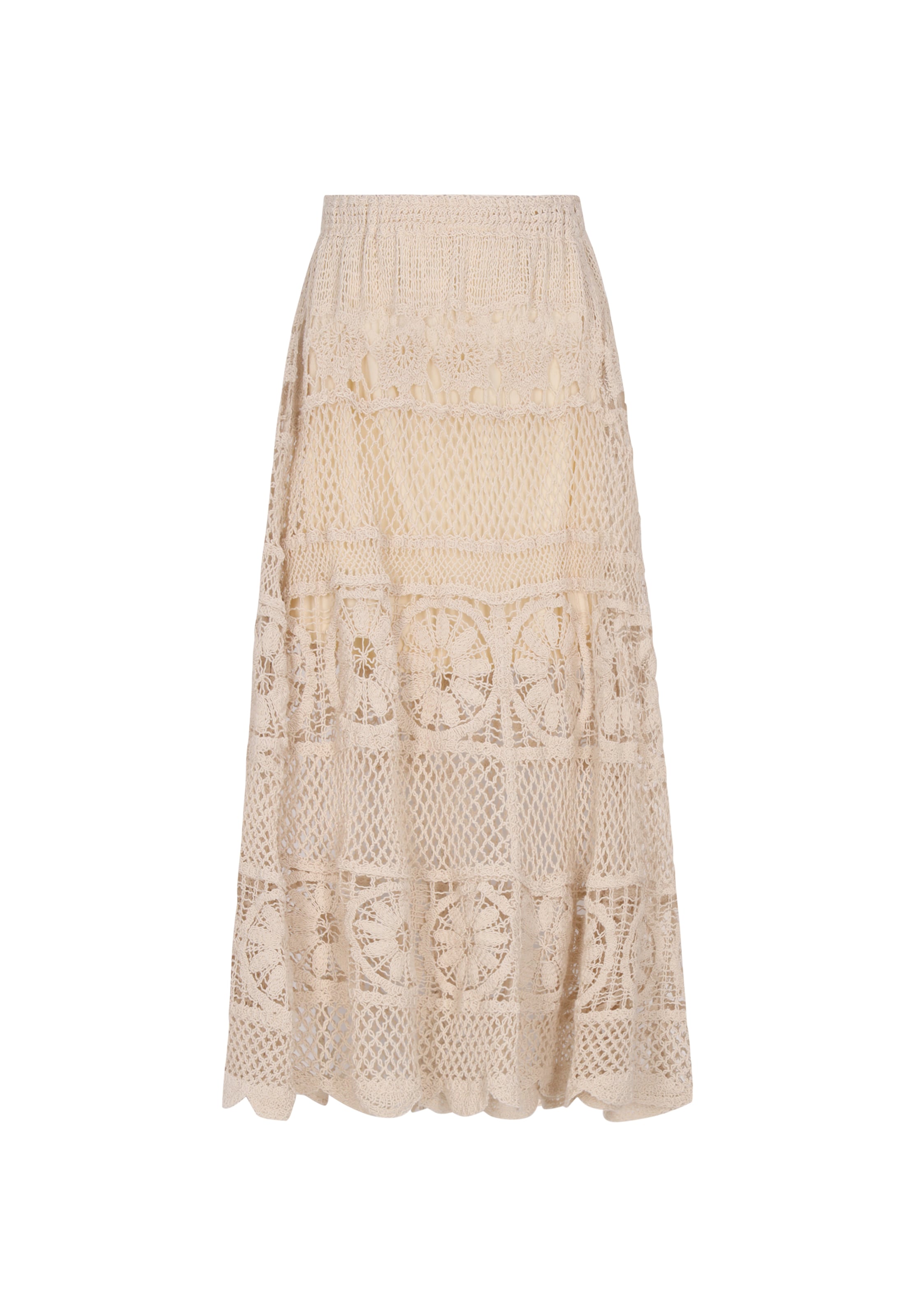 usha FESTIVAL Skirt in Beige: front