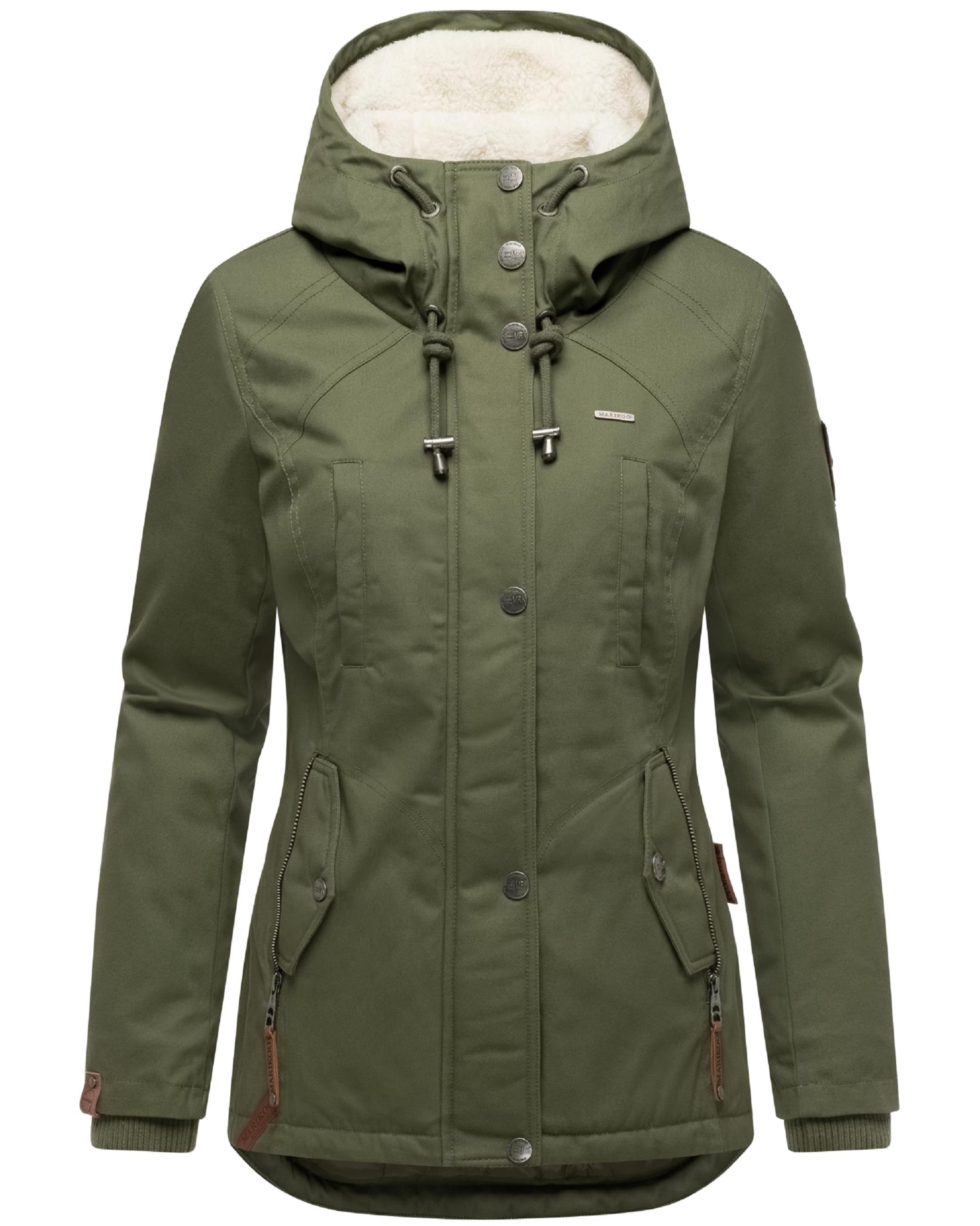 Parka de iarnă 'Bikoo' de la MARIKOO pe verde: față