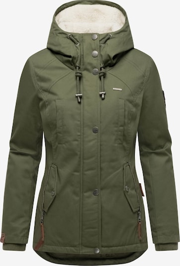 Žieminė parka 'Bikoo' iš MARIKOO, spalva – rusvai žalia, Prekių apžvalga