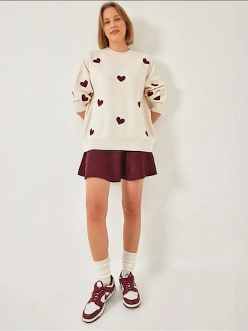 Bianco Lucci - Pullover oversized em bege