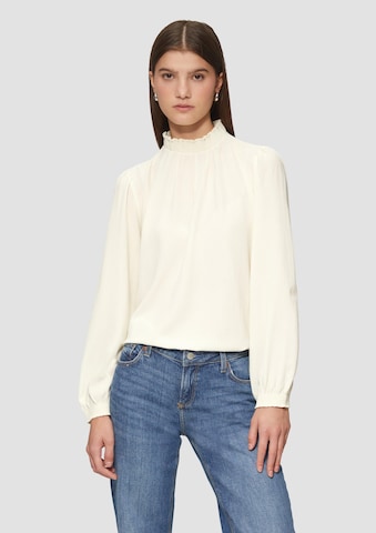 Chemisier QS en beige : devant