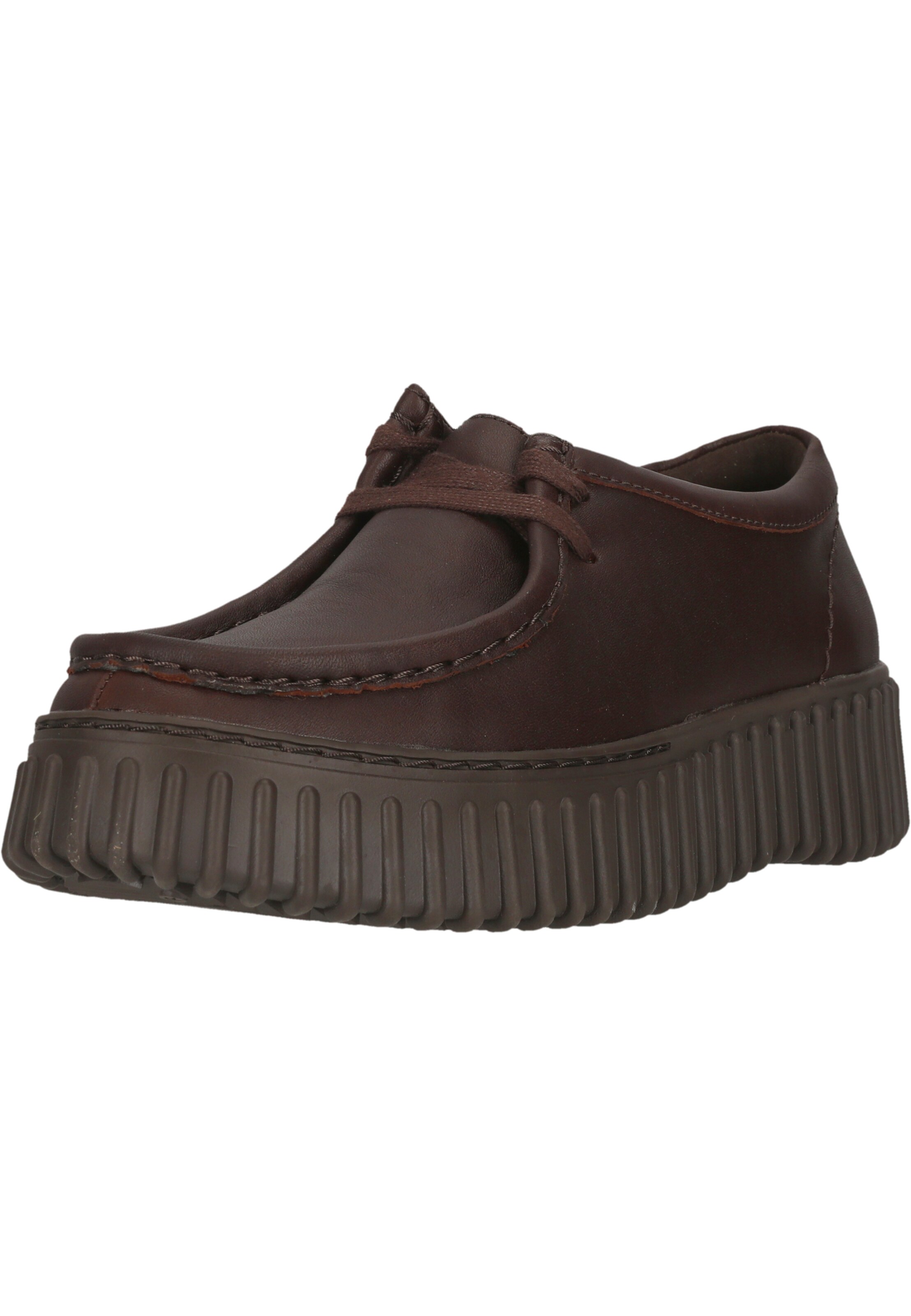 CLARKS Schnürschuh 'Torhill Bee' in Braun: Vorderseite