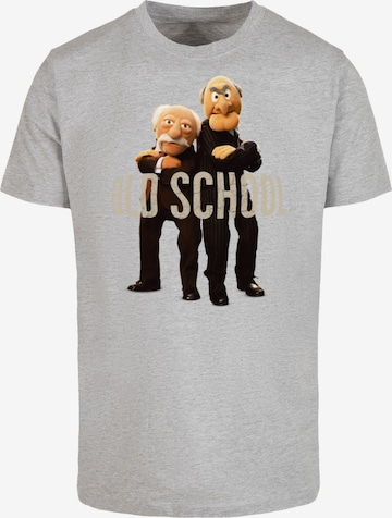 T-Shirt 'Disney Muppets Waldorf & Statler' F4NT4STIC en gris : devant