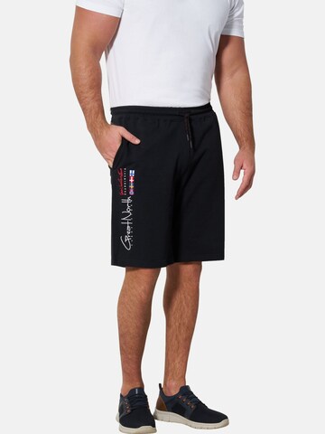 Jan Vanderstorm Loose fit Workout Pants 'Harthaknut' in Black