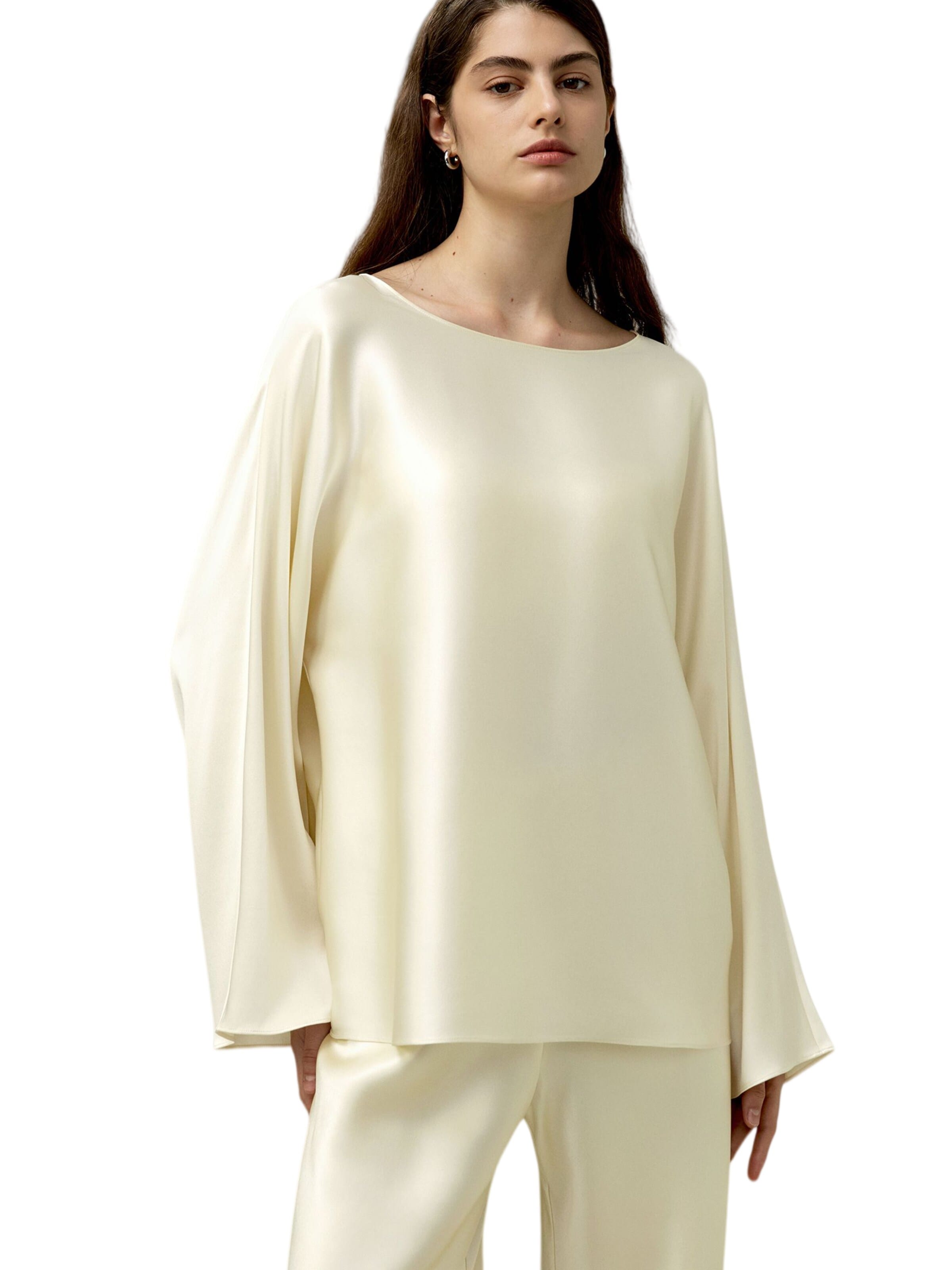 Lilysilk - Blusa en blanco