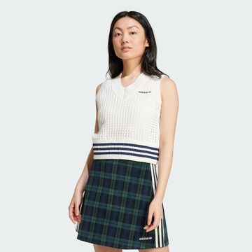 ADIDAS ORIGINALS Sweter w kolorze biały: przód