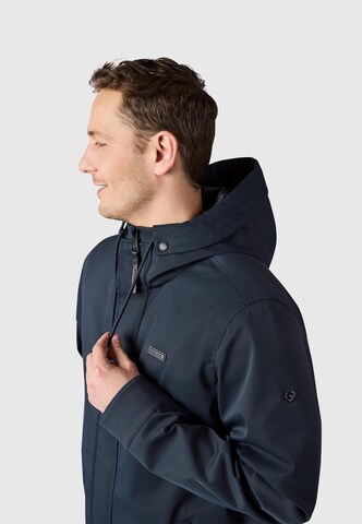 RagwearPrijelazni kaput 'Mr Smithem Twill Youmodo' - plava boja