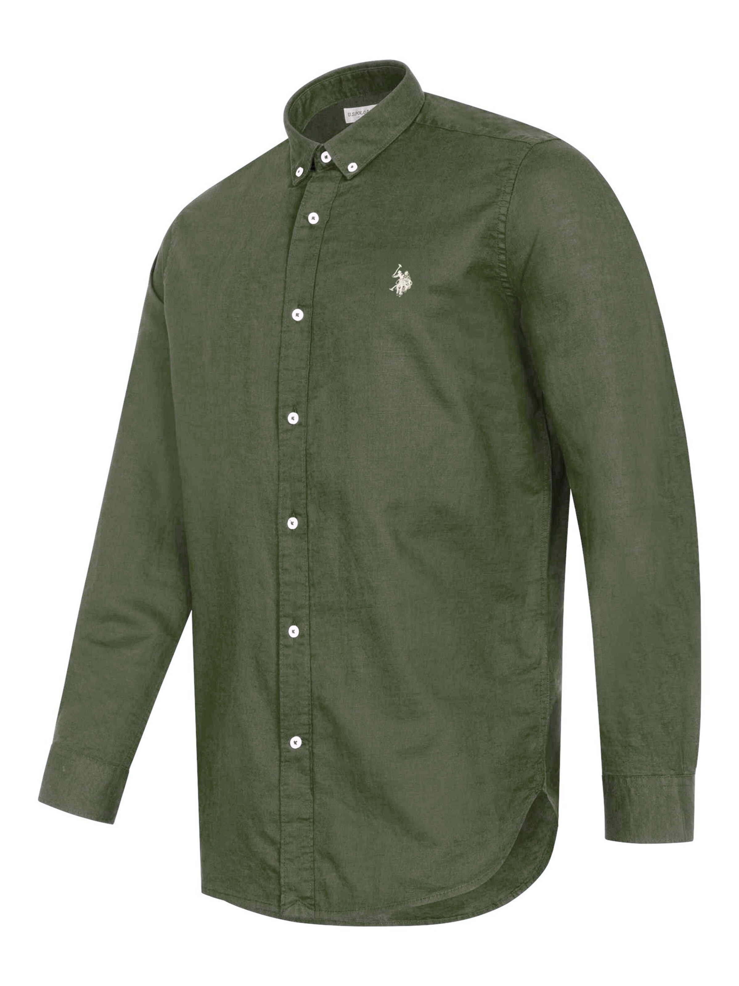 U.S. POLO ASSN. Regular fit Button Up Shirt in Green