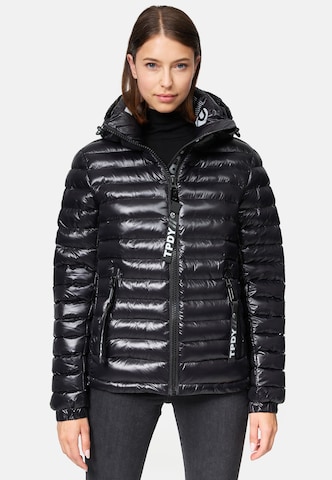 trueprodigy Winter Jacket ' Adan F ' in Black: front
