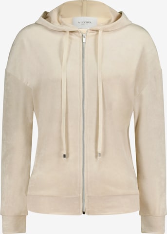 Nicowa Sweatjacke 'Compano' in Beige: predná strana