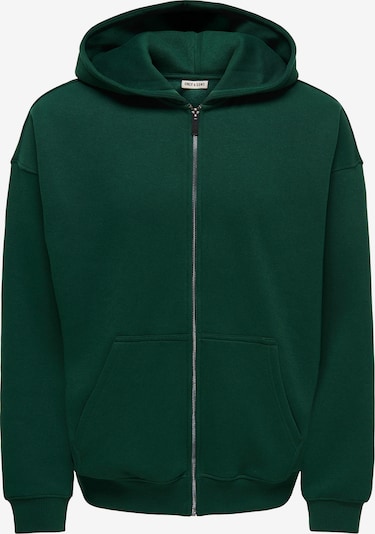 Only & Sons Collegetakki 'ONSCERES' koossa XS värissä tummanvihreä, Tuotenäkymä