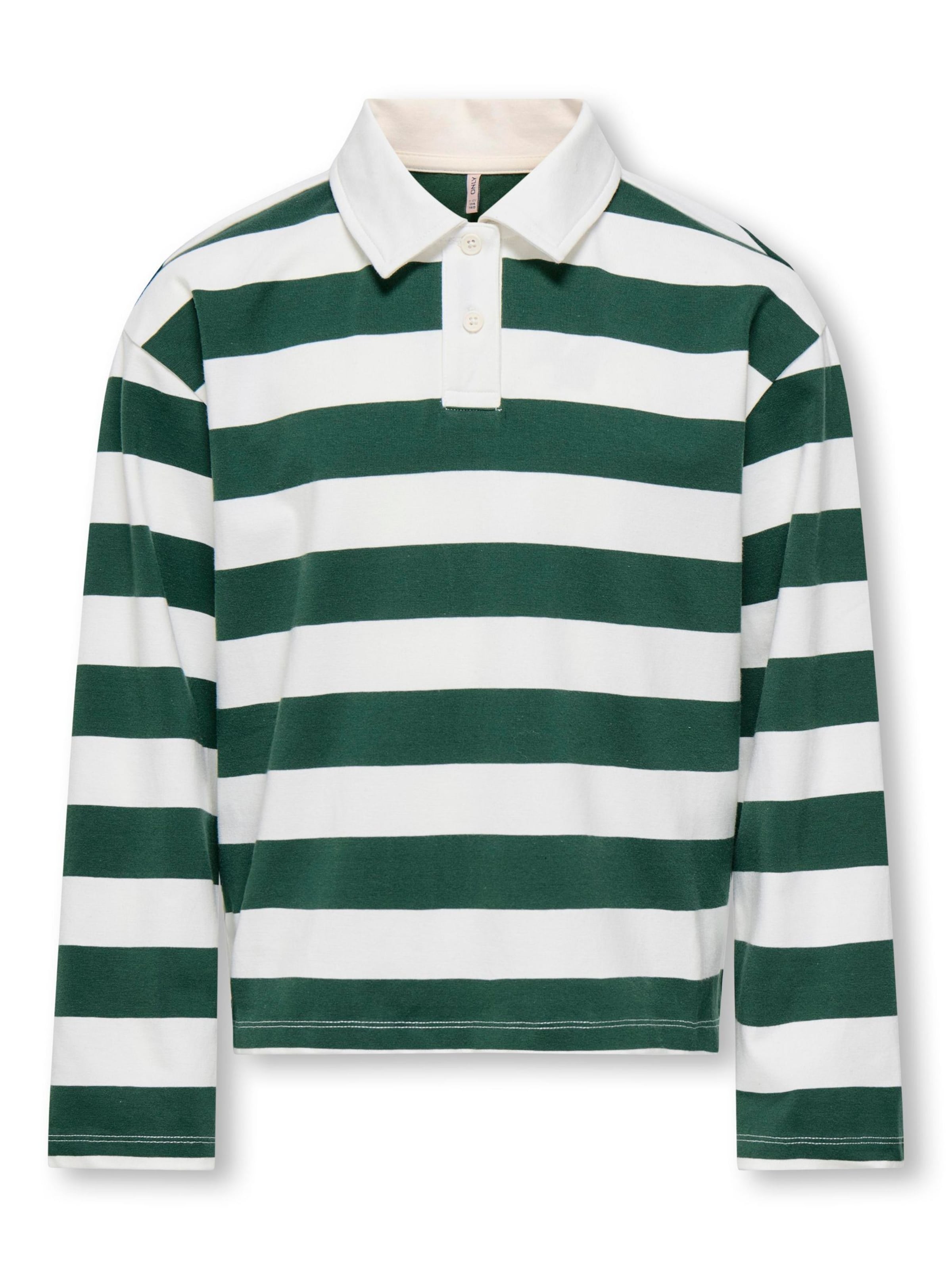 ONLY GIRLS Shirt 'KOGRuby' in Groen: voorkant