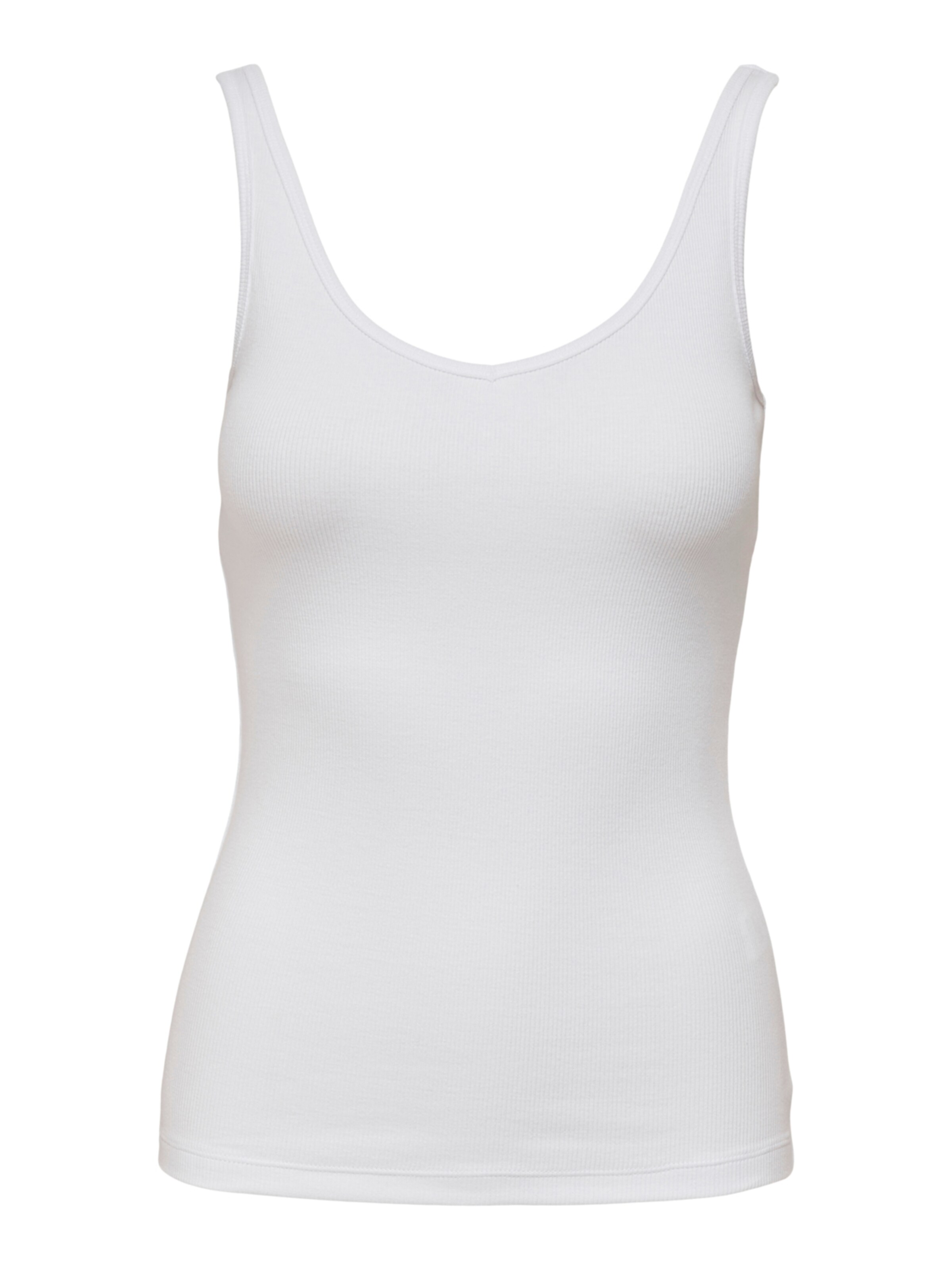 ONLY Top 'Clean Life' in White: front