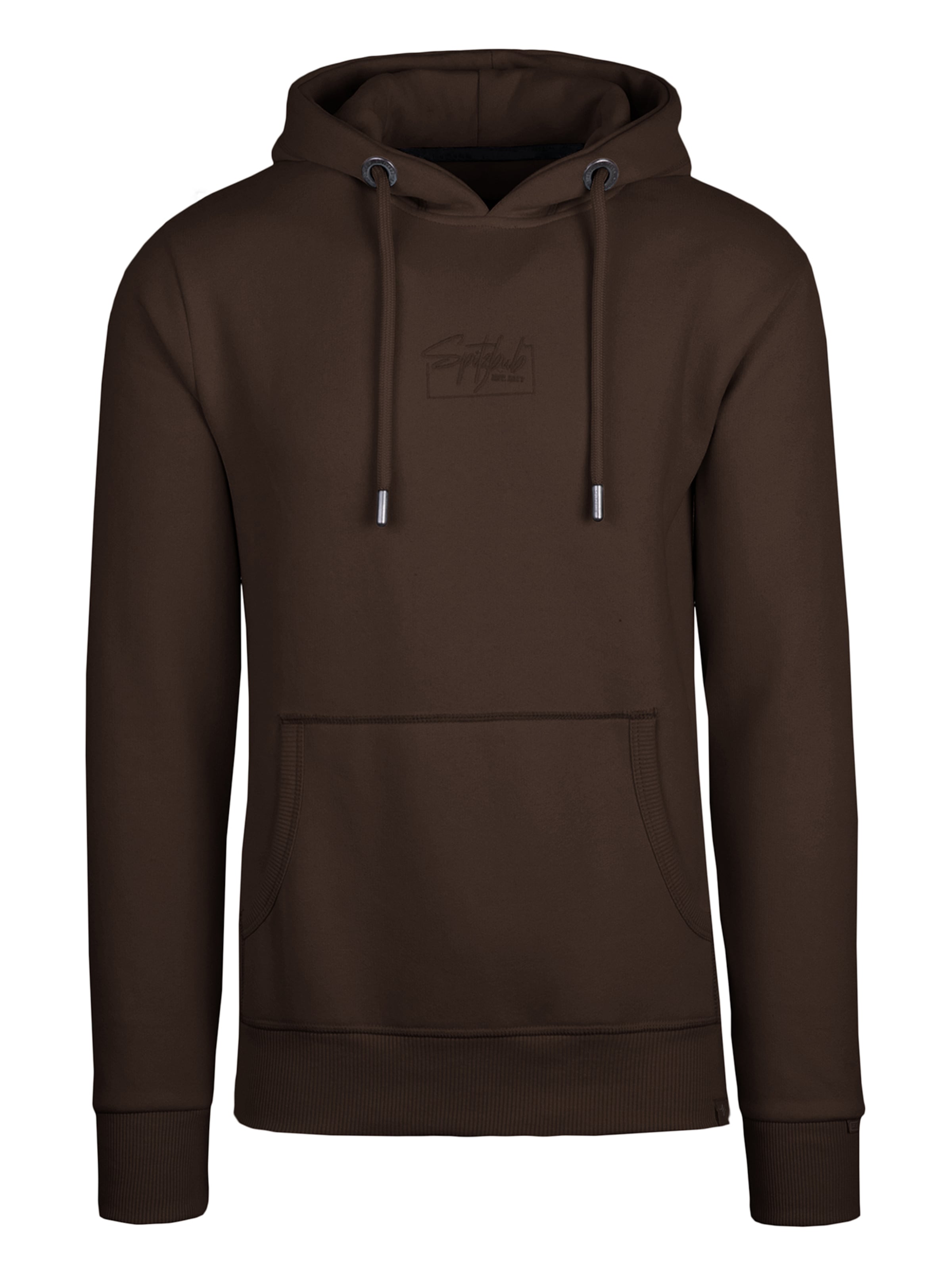Sweat-shirt SPITZBUB en marron : devant