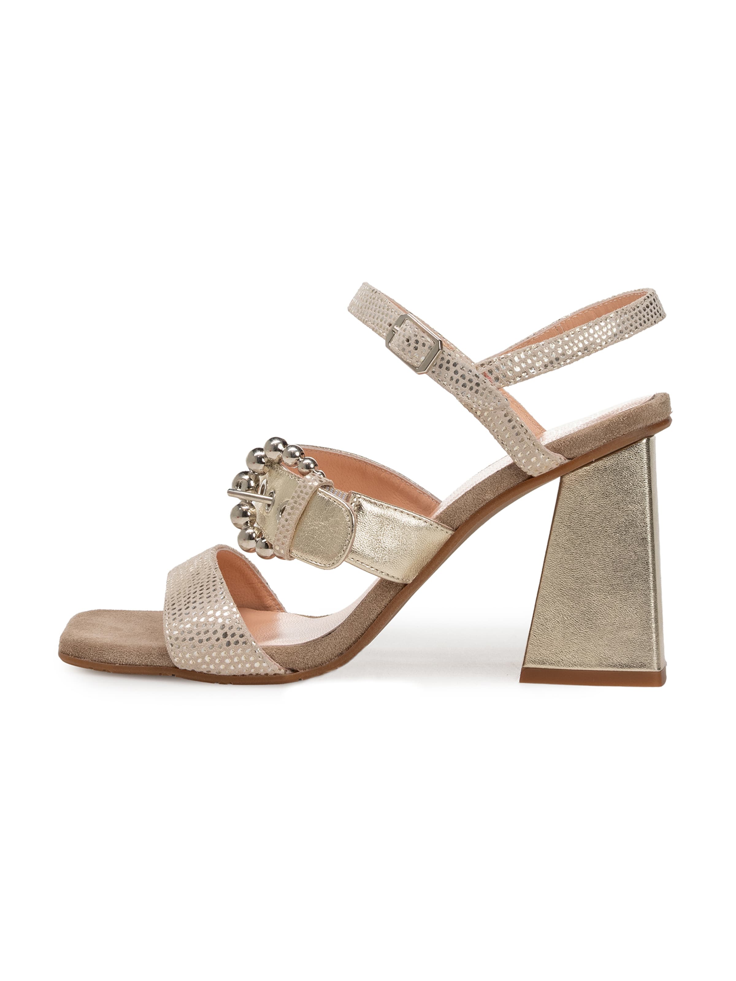 Floris van Bommel Sandale 'Tahli 01' in Gold: Vorderseite