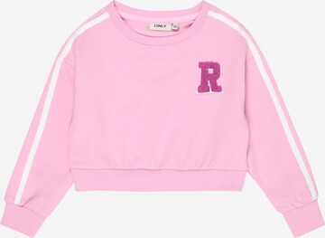 KIDS ONLY Sweatshirt i pink: forside