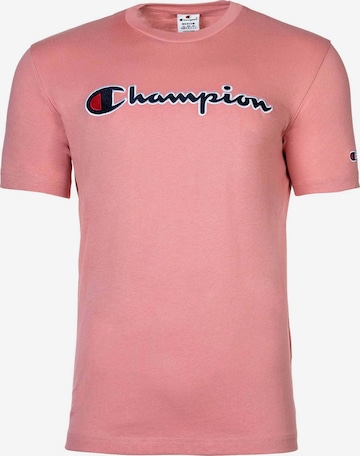 Maglietta di Champion Authentic Athletic Apparel in rosa: frontale